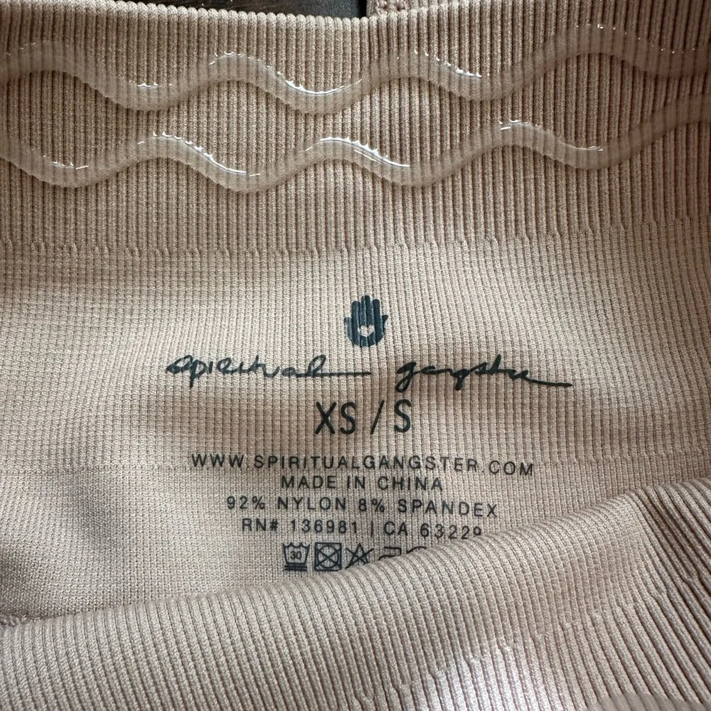 Spiritual Gangster love sculpt seamless leggings in pink sky size XS/S. NWT - Picture 7 of 11